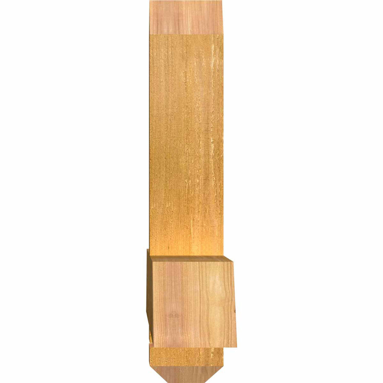 12/12 Pitch Eugene Rough Sawn Timber Gable Bracket GBW036X18X0404EUG00RWR