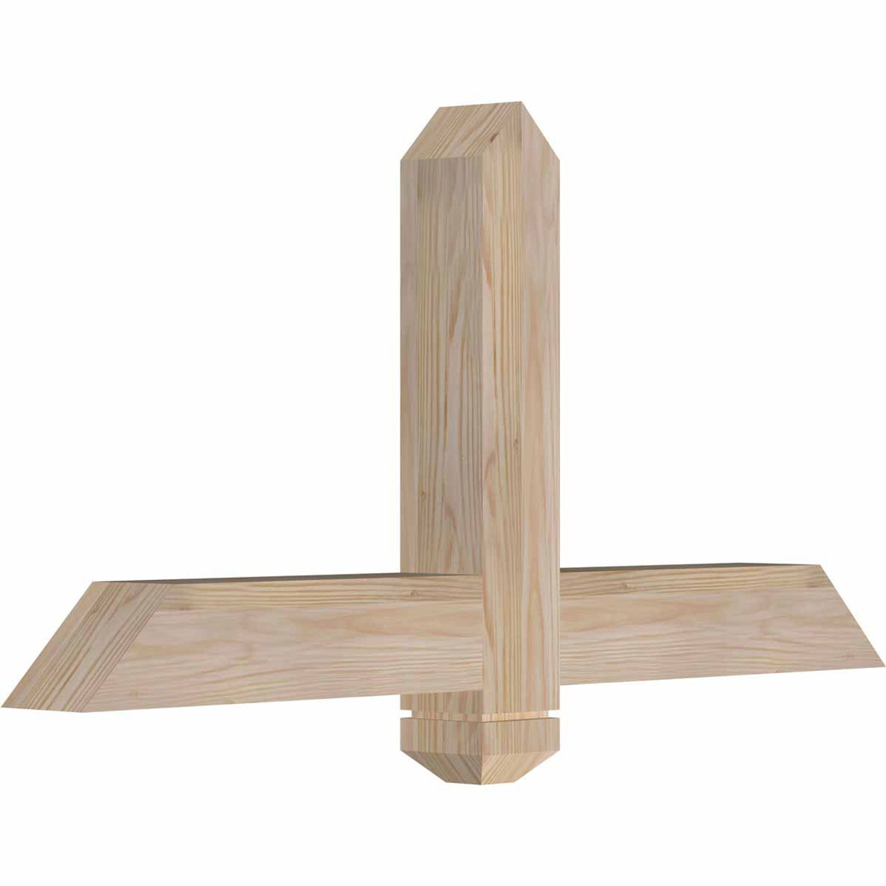 12/12 Pitch Eugene Smooth Timber Gable Bracket GBW036X18X0404EUG00SDF