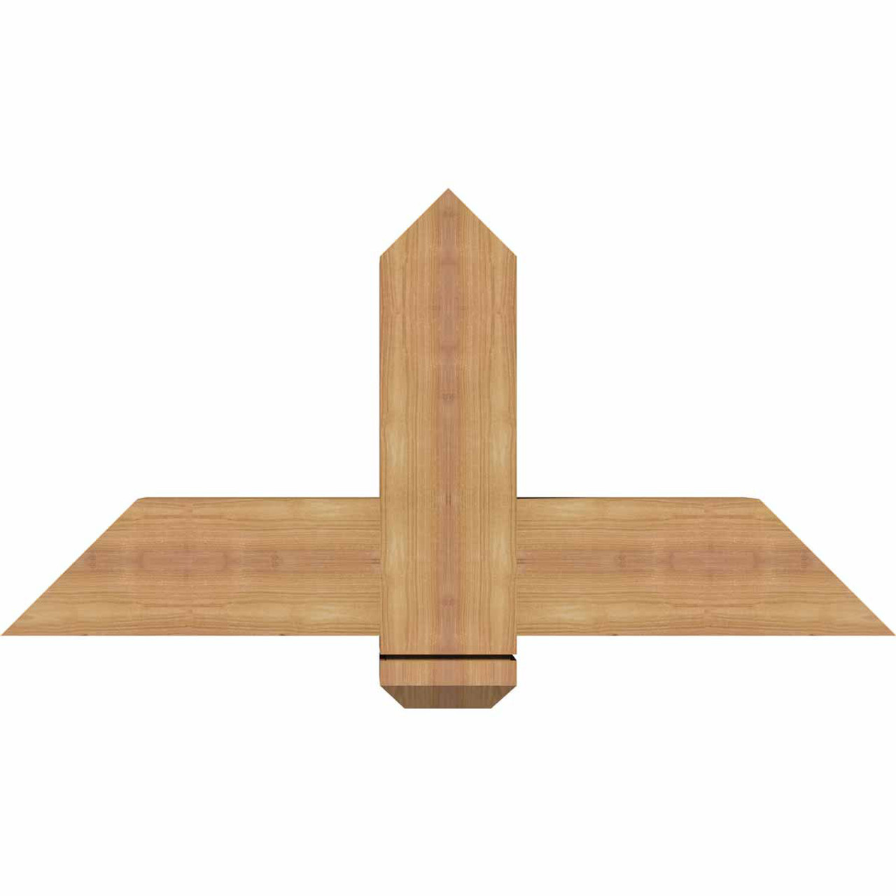 12/12 Pitch Eugene Smooth Timber Gable Bracket GBW036X18X0606EUG00SWR