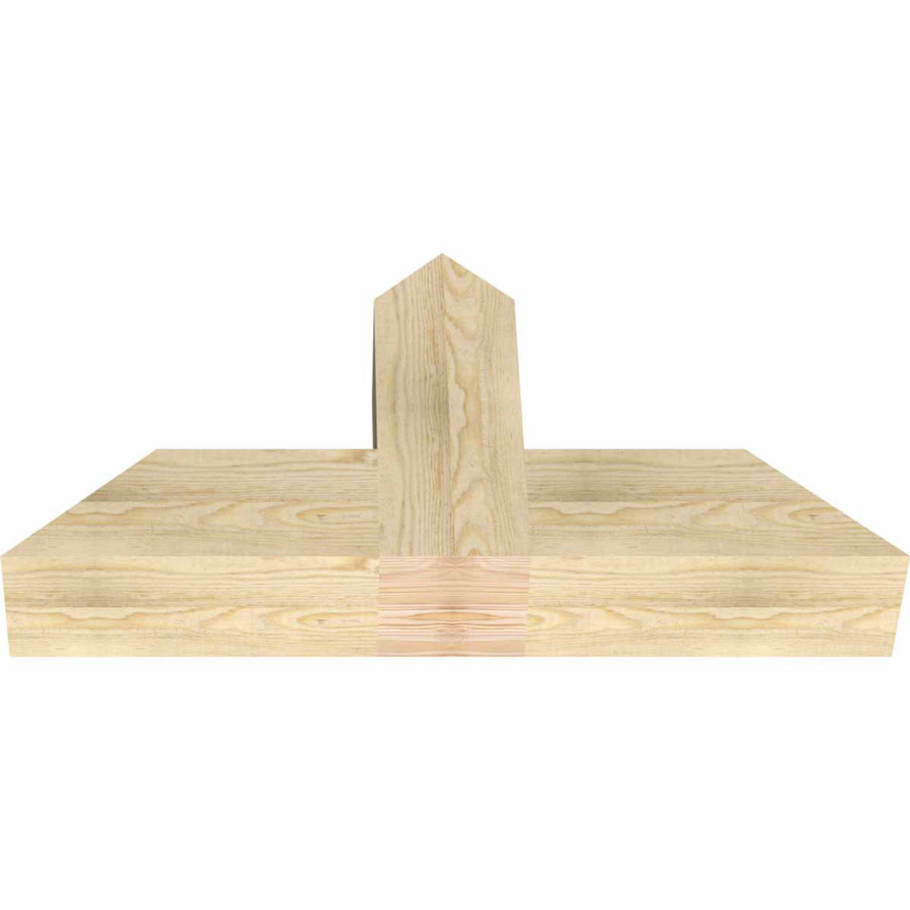 12/12 Pitch Portland Rough Sawn Timber Gable Bracket GBW036X18X0606POR00RDF