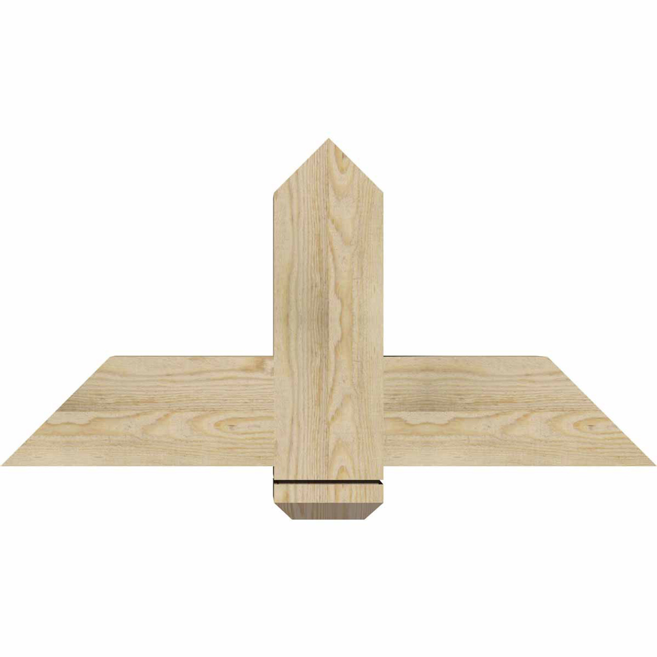 12/12 Pitch Eugene Rough Sawn Timber Gable Bracket GBW036X18X0606EUG00RDF