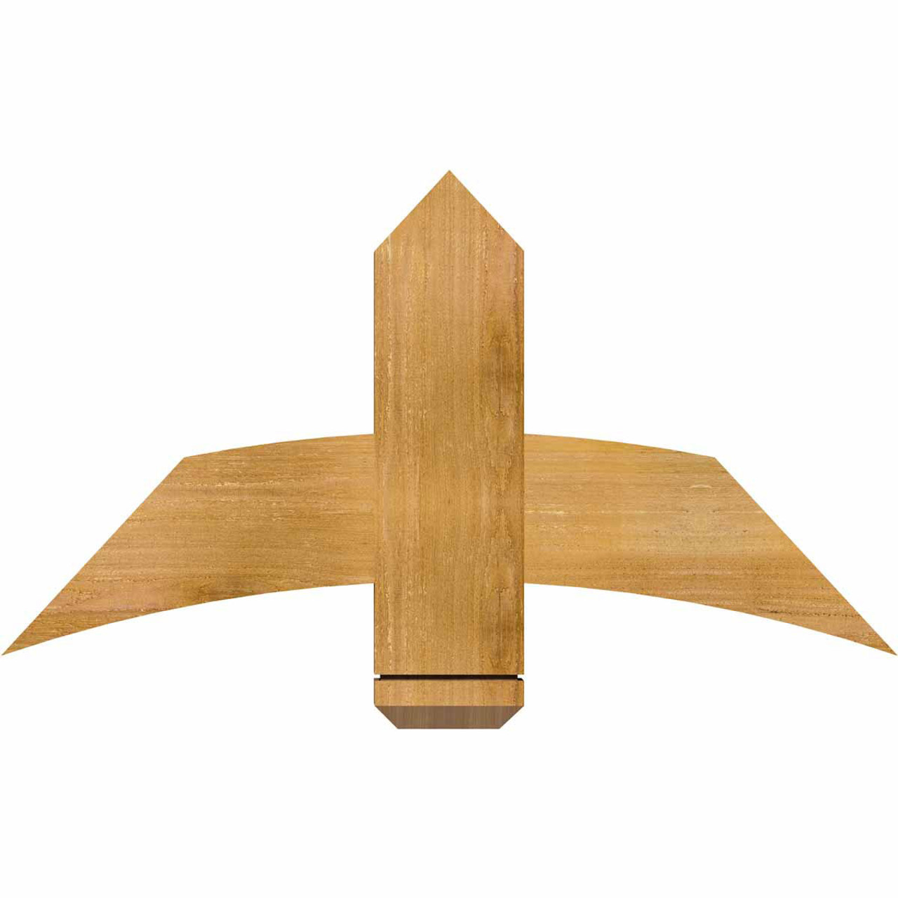 13/12 Pitch Bellingham Rough Sawn Timber Gable Bracket GBW036X19X0206BEL00RWR