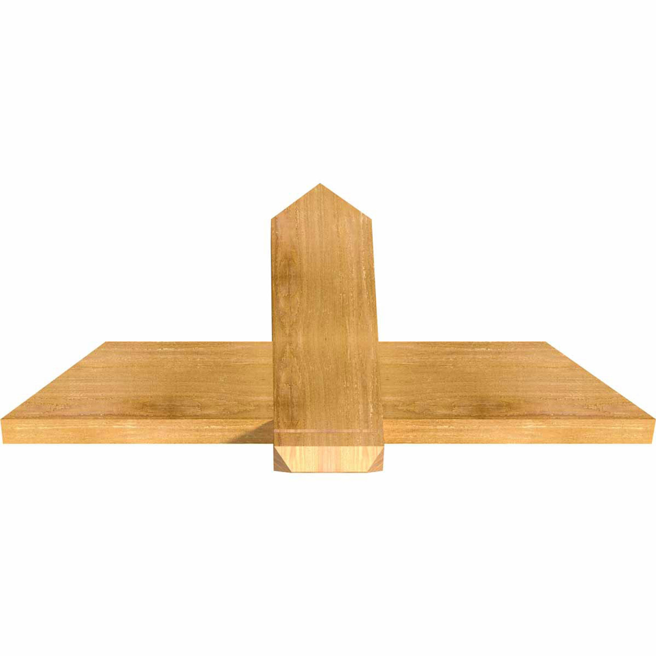 13/12 Pitch Eugene Rough Sawn Timber Gable Bracket GBW036X19X0206EUG00RWR