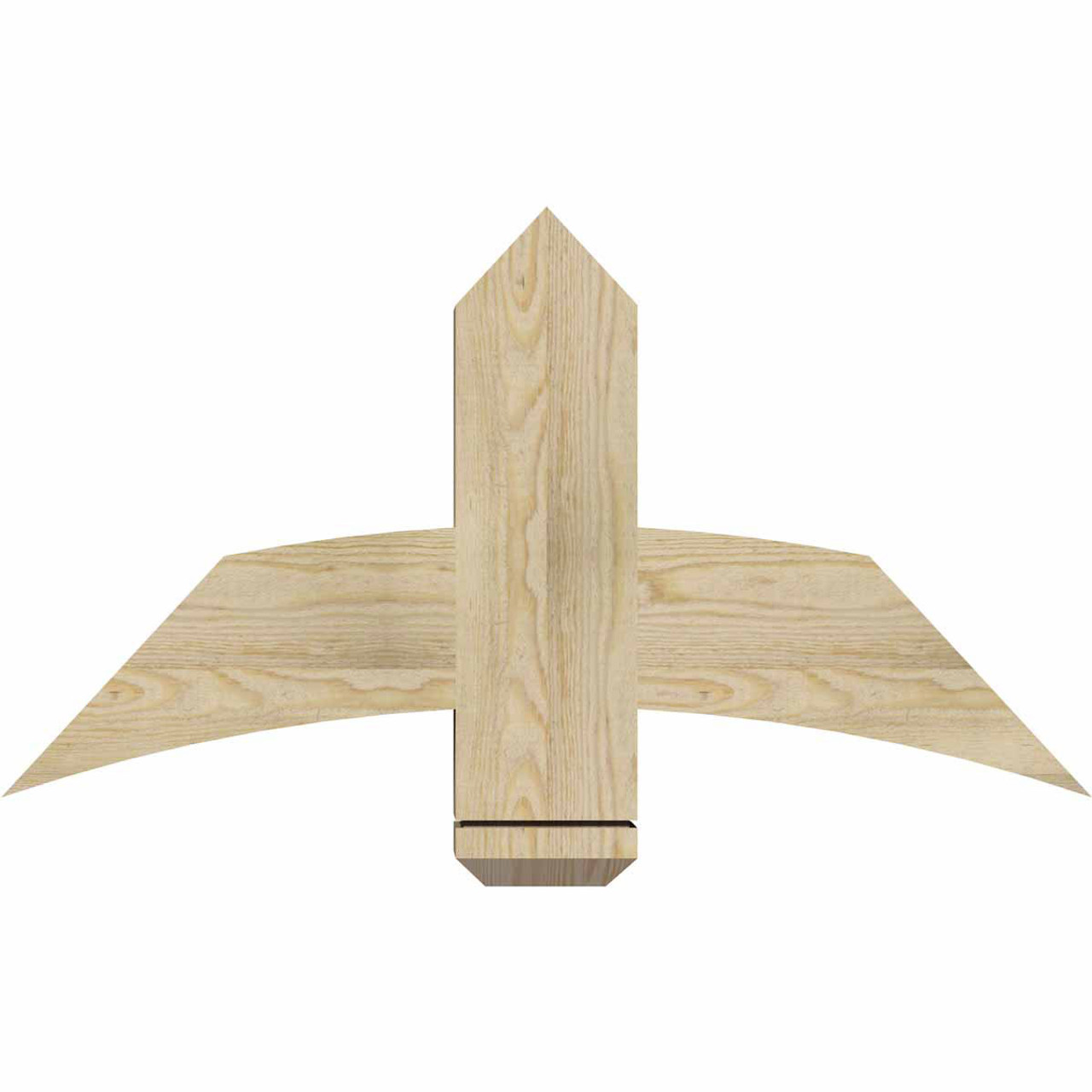 13/12 Pitch Bellingham Rough Sawn Timber Gable Bracket GBW036X19X0406BEL00RDF