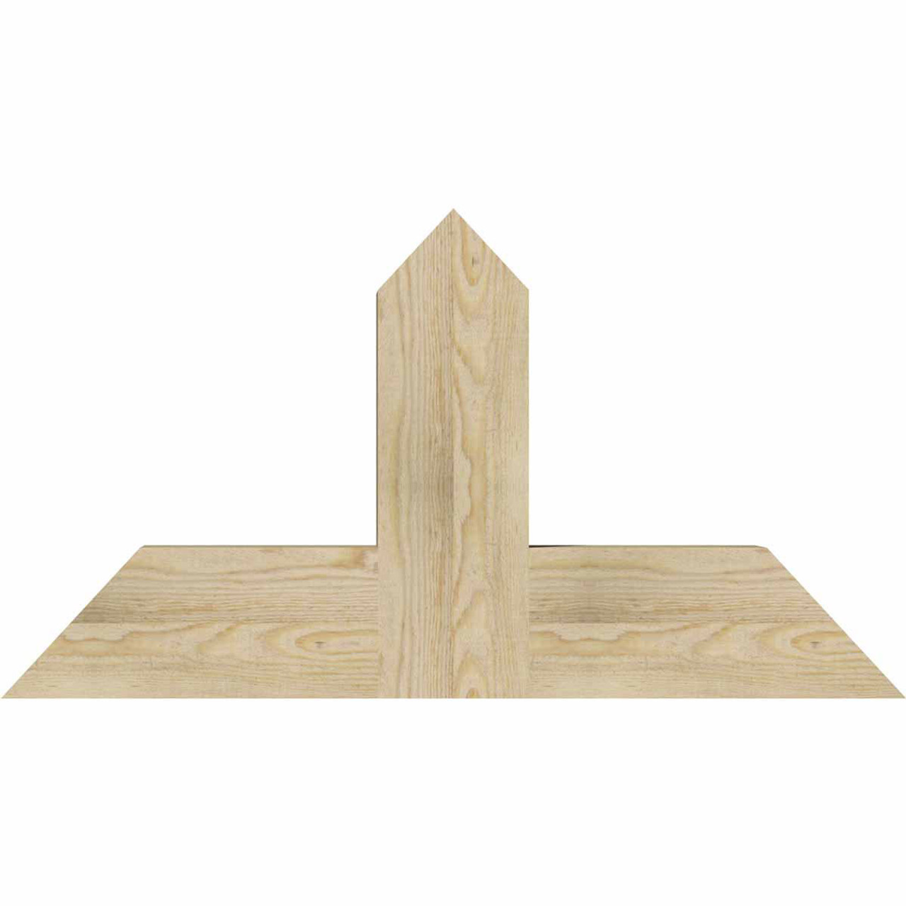 13/12 Pitch Portland Rough Sawn Timber Gable Bracket GBW036X19X0406POR00RDF