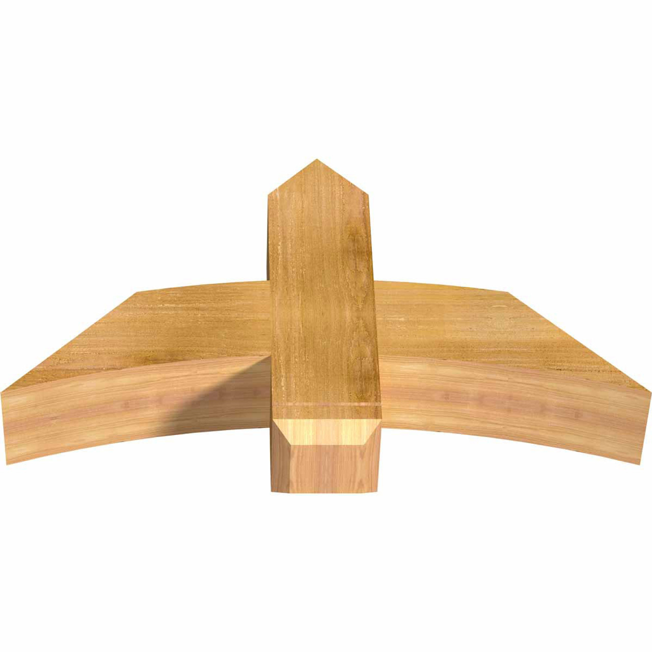 13/12 Pitch Bellingham Rough Sawn Timber Gable Bracket GBW036X19X0606BEL00RWR