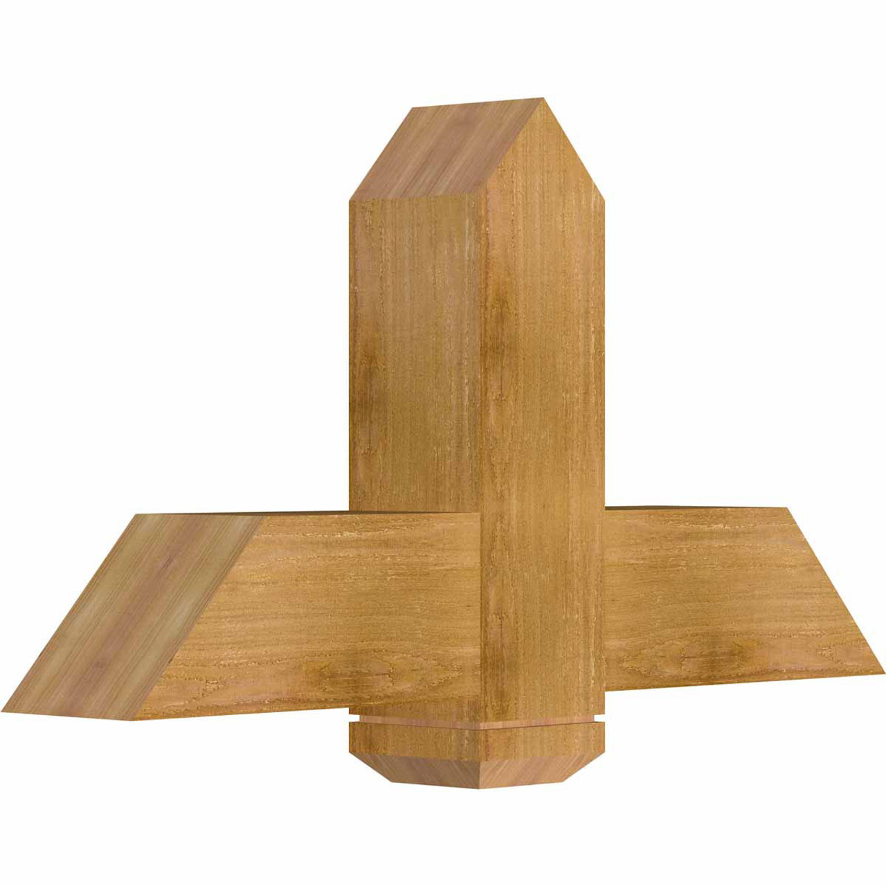 13/12 Pitch Eugene Rough Sawn Timber Gable Bracket GBW036X19X0606EUG00RWR