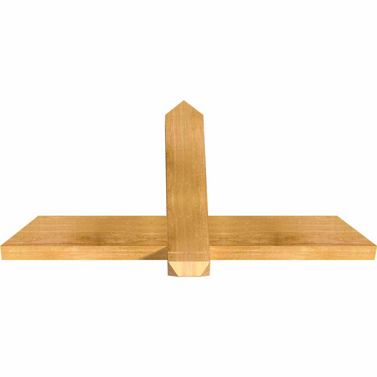 14/12 Pitch Eugene Rough Sawn Timber Gable Bracket GBW036X21X0204EUG00RWR