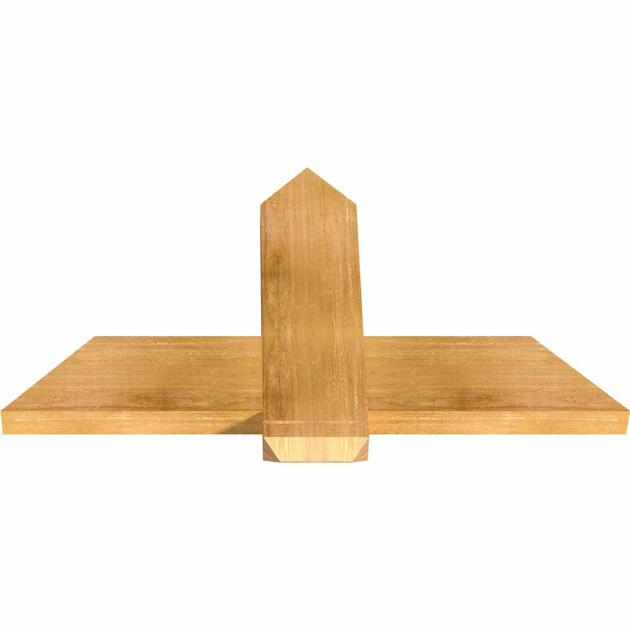 14/12 Pitch Eugene Rough Sawn Timber Gable Bracket GBW036X21X0206EUG00RWR