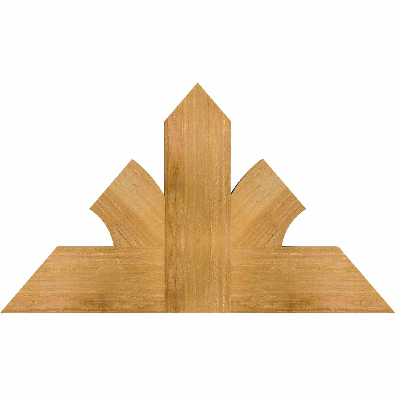 14/12 Pitch Richland Rough Sawn Timber Gable Bracket GBW036X21X0206RIC00RWR