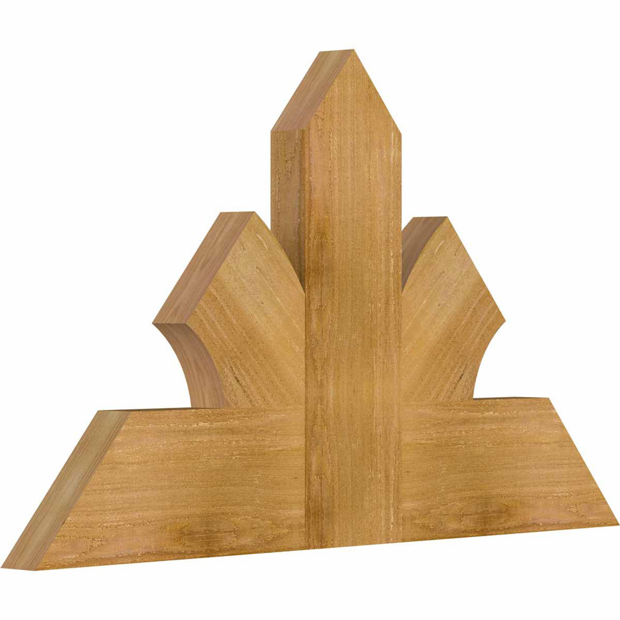 14/12 Pitch Richland Rough Sawn Timber Gable Bracket GBW036X21X0206RIC00RWR