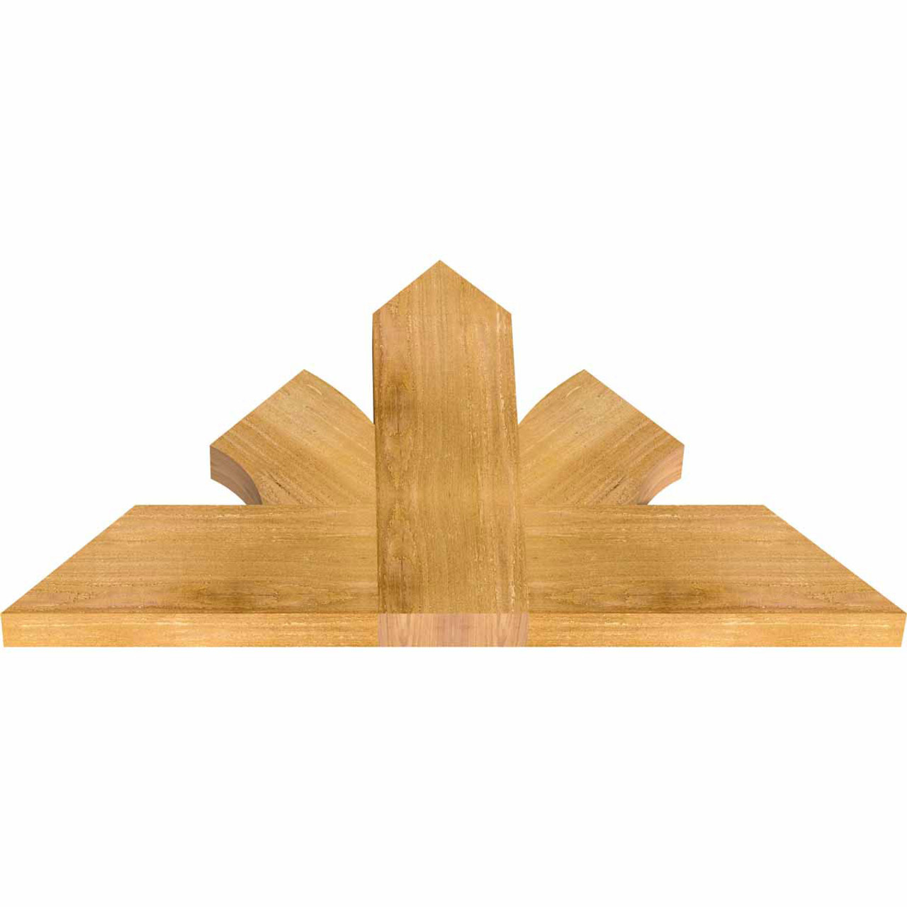 14/12 Pitch Richland Rough Sawn Timber Gable Bracket GBW036X21X0206RIC00RWR