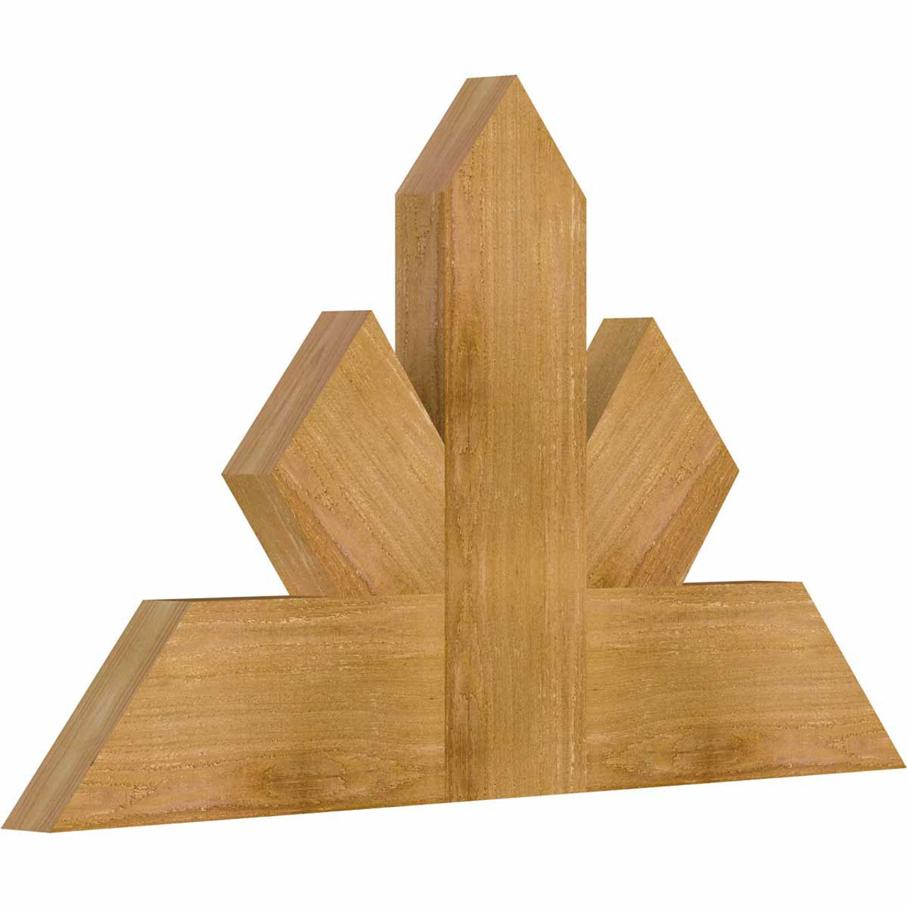 14/12 Pitch Saratoga Rough Sawn Timber Gable Bracket GBW036X21X0206SAR00RWR