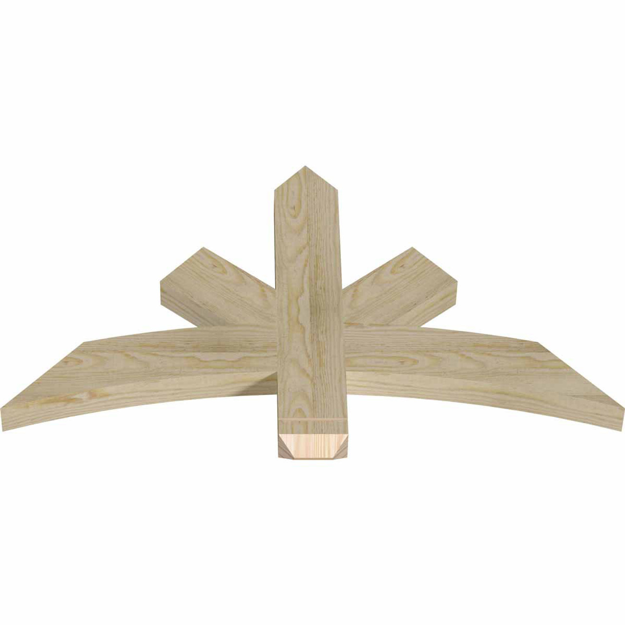 14/12 Pitch Alberta Rough Sawn Timber Gable Bracket GBW036X21X0204ALB00RDF