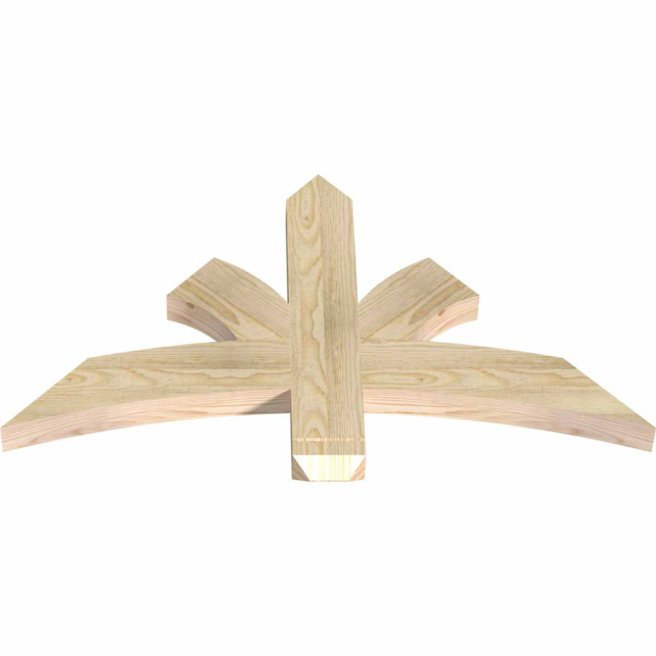 14/12 Pitch Davenport Rough Sawn Timber Gable Bracket GBW036X21X0204DAV00RDF