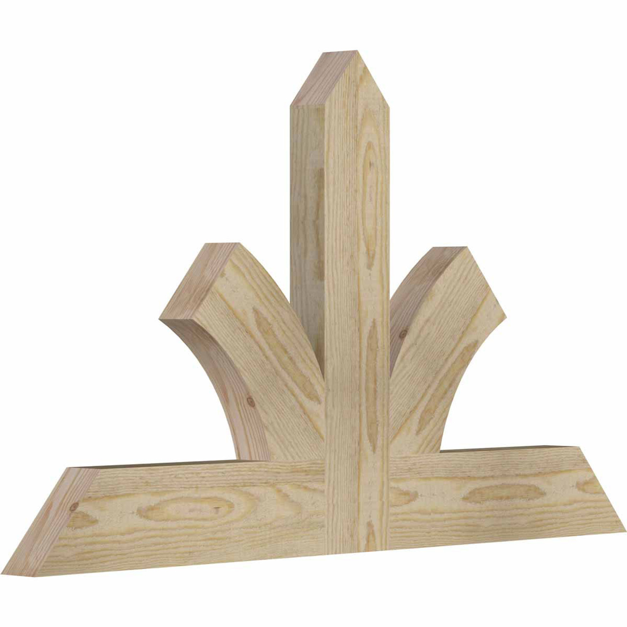 14/12 Pitch Richland Rough Sawn Timber Gable Bracket GBW036X21X0204RIC00RDF