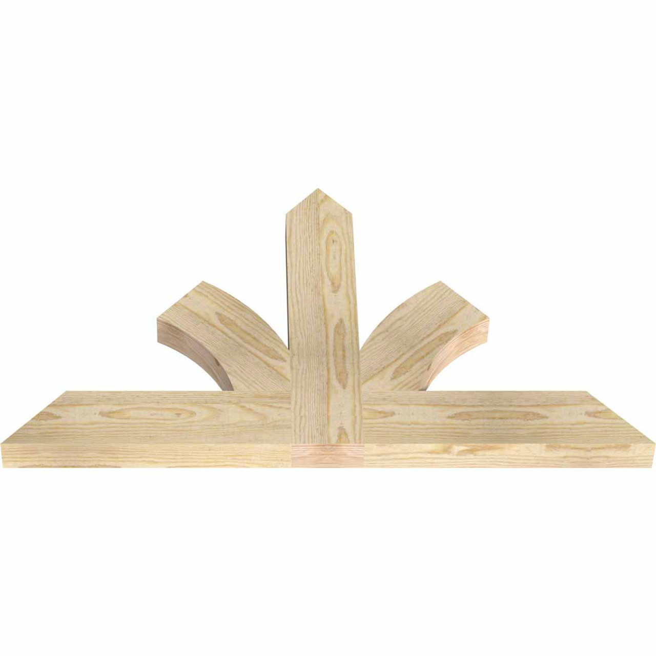 14/12 Pitch Richland Rough Sawn Timber Gable Bracket GBW036X21X0204RIC00RDF