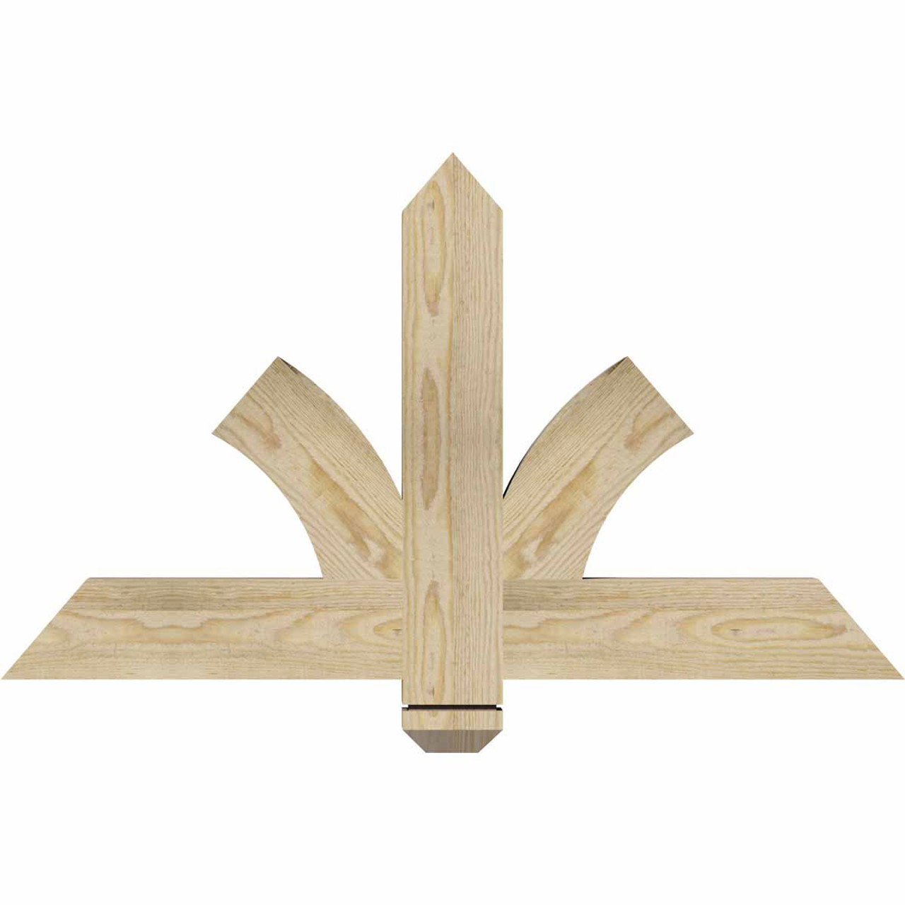 14/12 Pitch Redmond Rough Sawn Timber Gable Bracket GBW036X21X0204RED00RDF