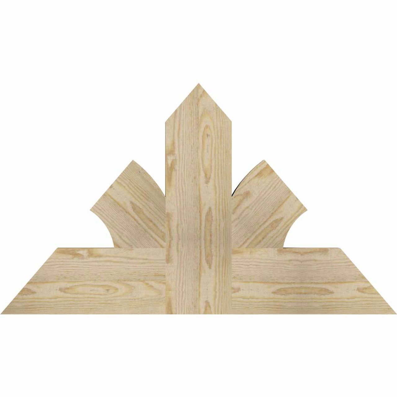 14/12 Pitch Richland Rough Sawn Timber Gable Bracket GBW036X21X0206RIC00RDF