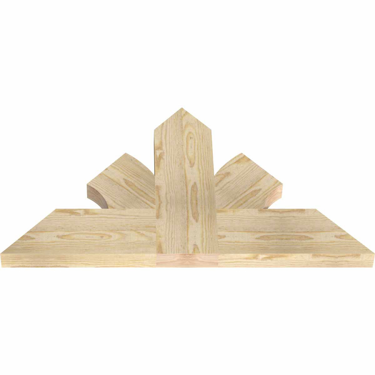 14/12 Pitch Richland Rough Sawn Timber Gable Bracket GBW036X21X0206RIC00RDF