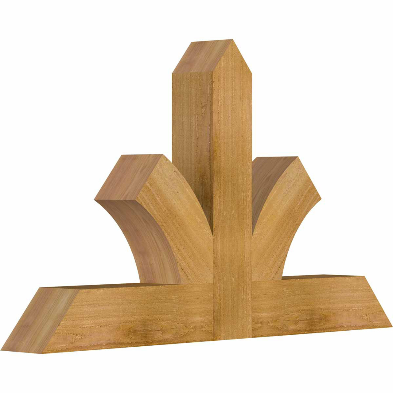 14/12 Pitch Richland Rough Sawn Timber Gable Bracket GBW036X21X0404RIC00RWR