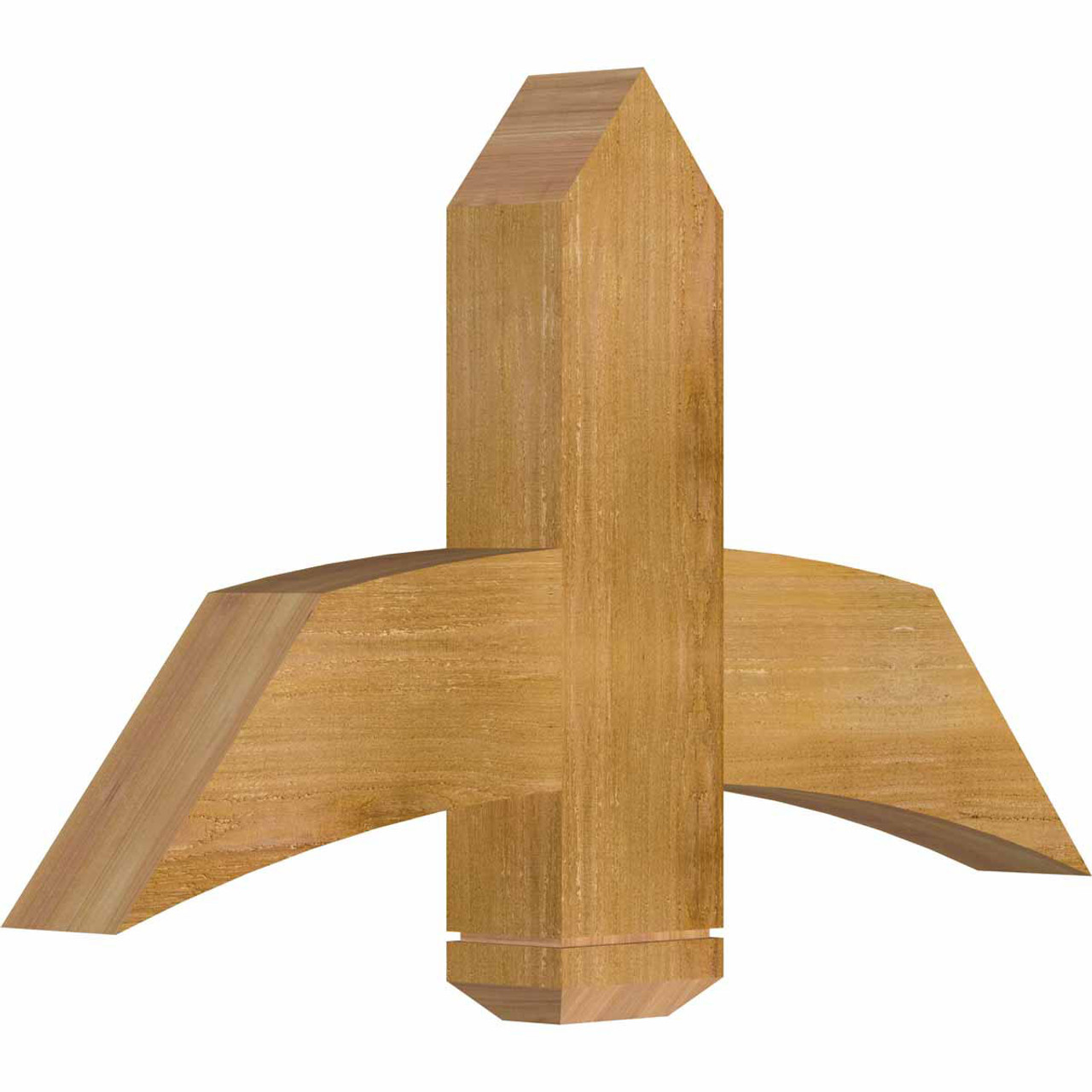 14/12 Pitch Bellingham Rough Sawn Timber Gable Bracket GBW036X21X0406BEL00RWR