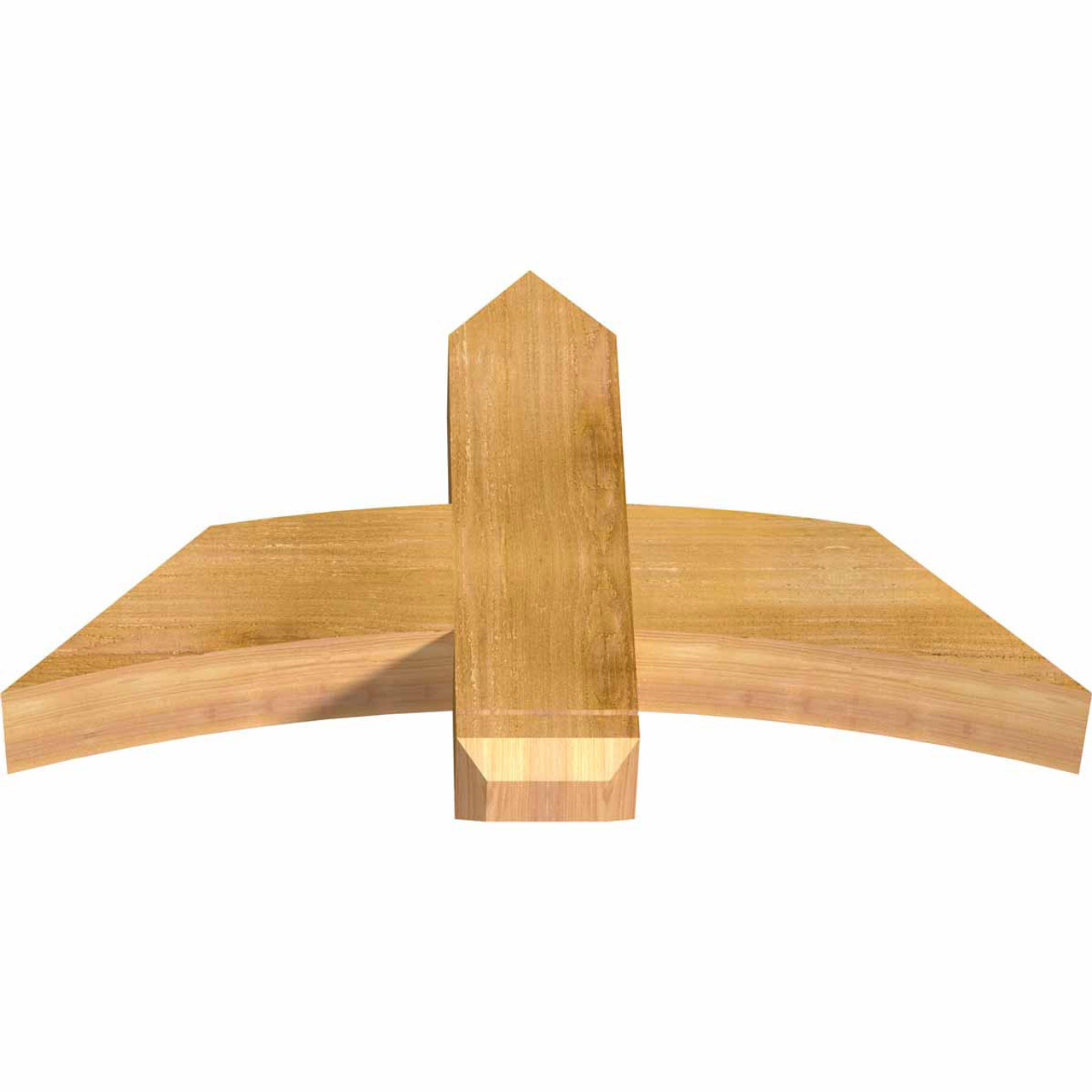 14/12 Pitch Bellingham Rough Sawn Timber Gable Bracket GBW036X21X0406BEL00RWR