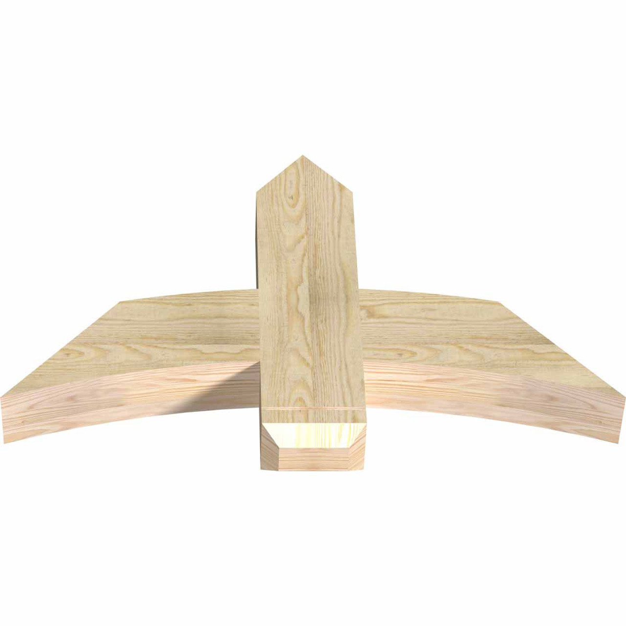 14/12 Pitch Bellingham Rough Sawn Timber Gable Bracket GBW036X21X0406BEL00RDF