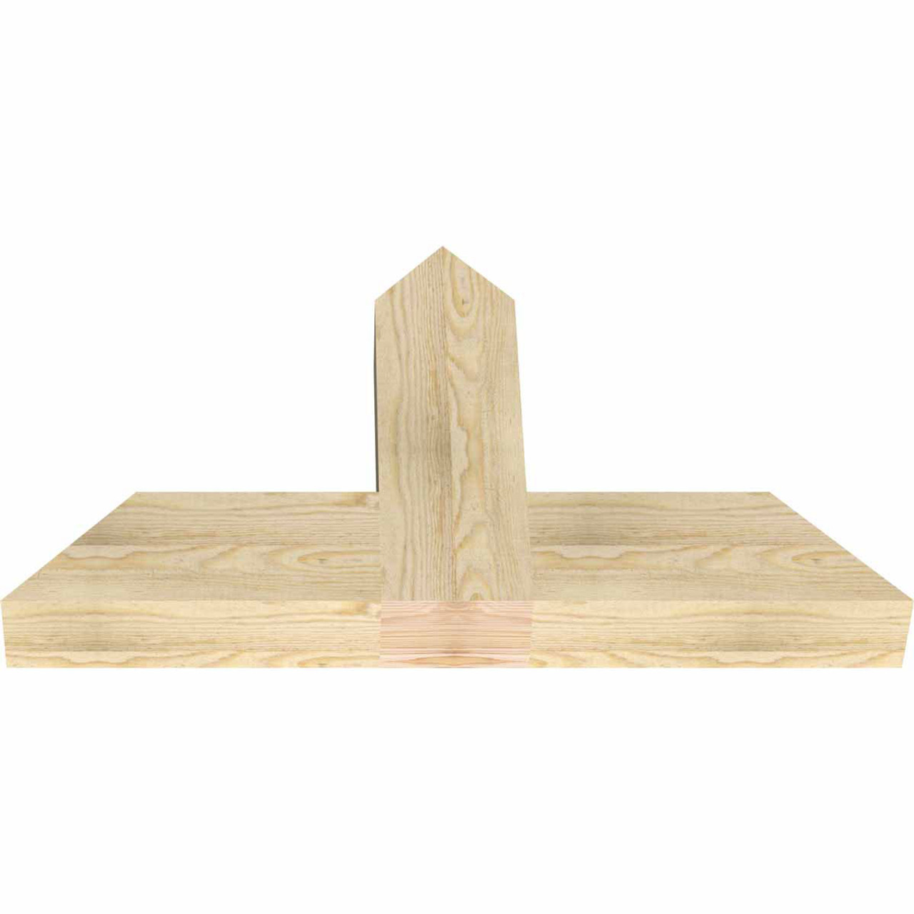 14/12 Pitch Portland Rough Sawn Timber Gable Bracket GBW036X21X0406POR00RDF