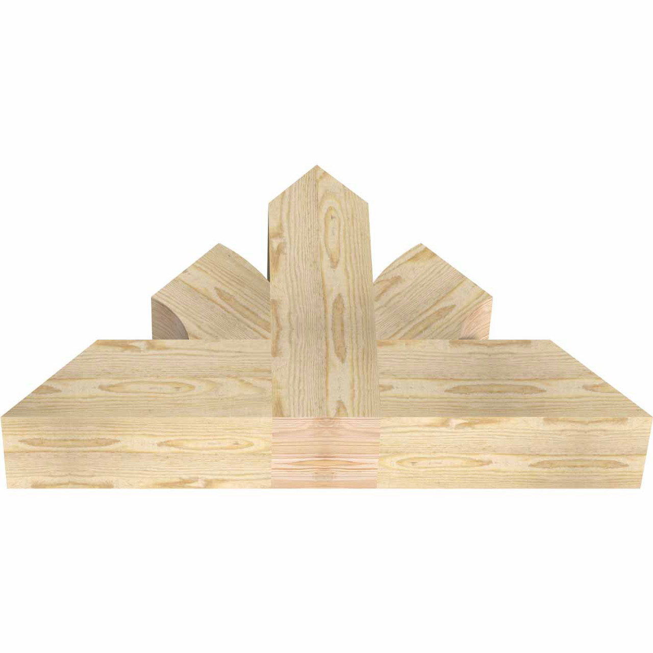 14/12 Pitch Richland Rough Sawn Timber Gable Bracket GBW036X21X0606RIC00RDF