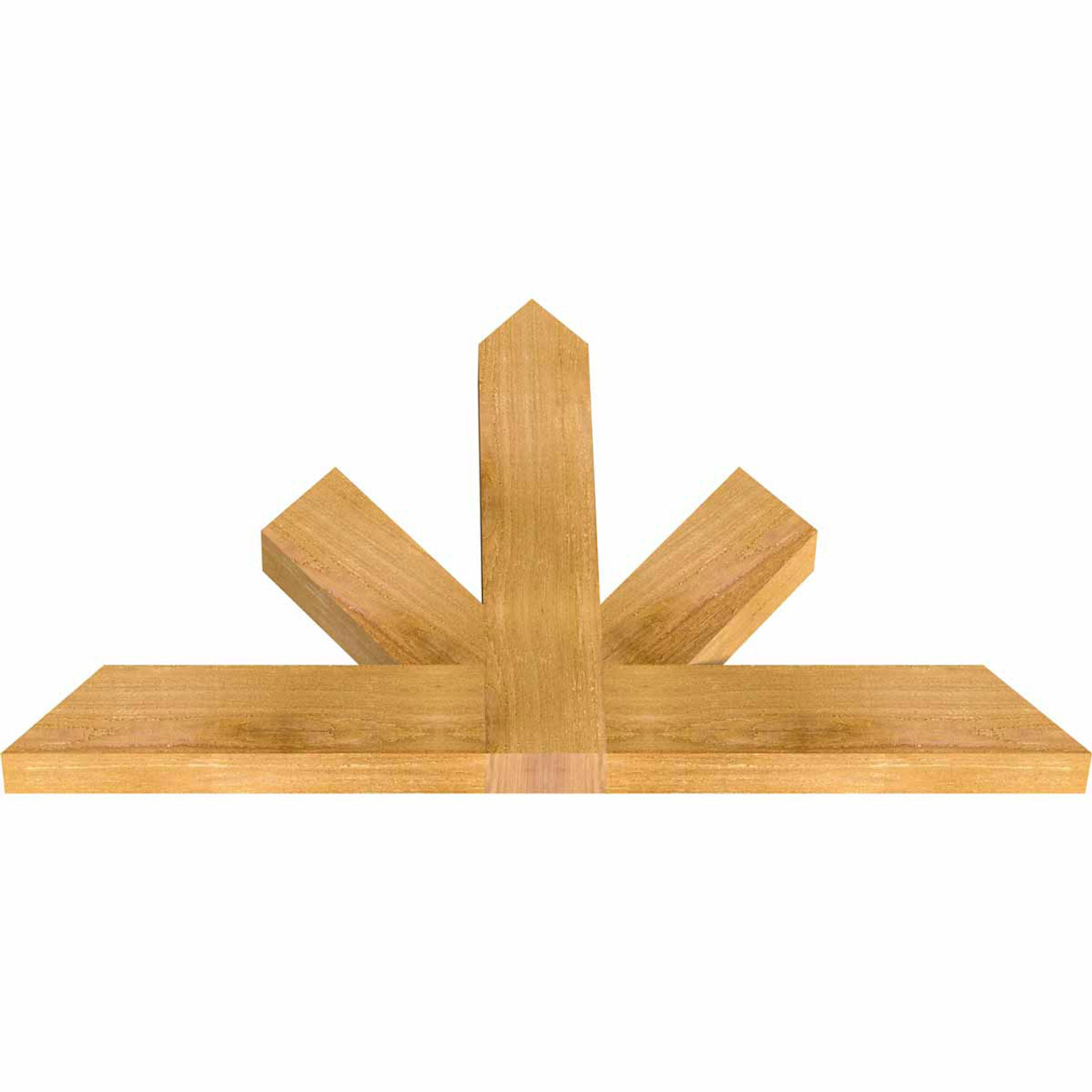 15/12 Pitch Saratoga Rough Sawn Timber Gable Bracket GBW036X23X0204SAR00RWR