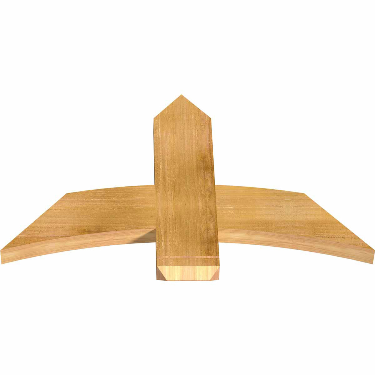 15/12 Pitch Bellingham Rough Sawn Timber Gable Bracket GBW036X23X0206BEL00RWR