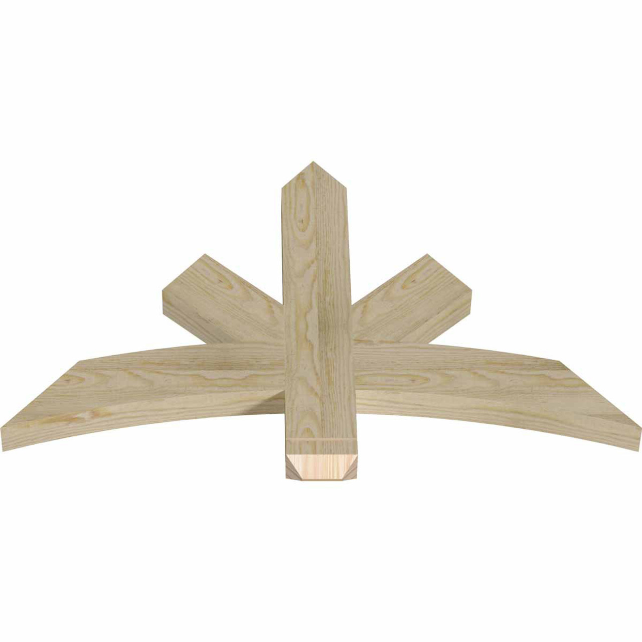 15/12 Pitch Alberta Rough Sawn Timber Gable Bracket GBW036X23X0204ALB00RDF