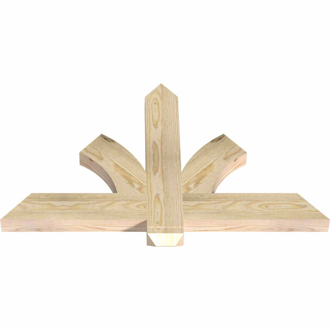 15/12 Pitch Redmond Rough Sawn Timber Gable Bracket GBW036X23X0204RED00RDF