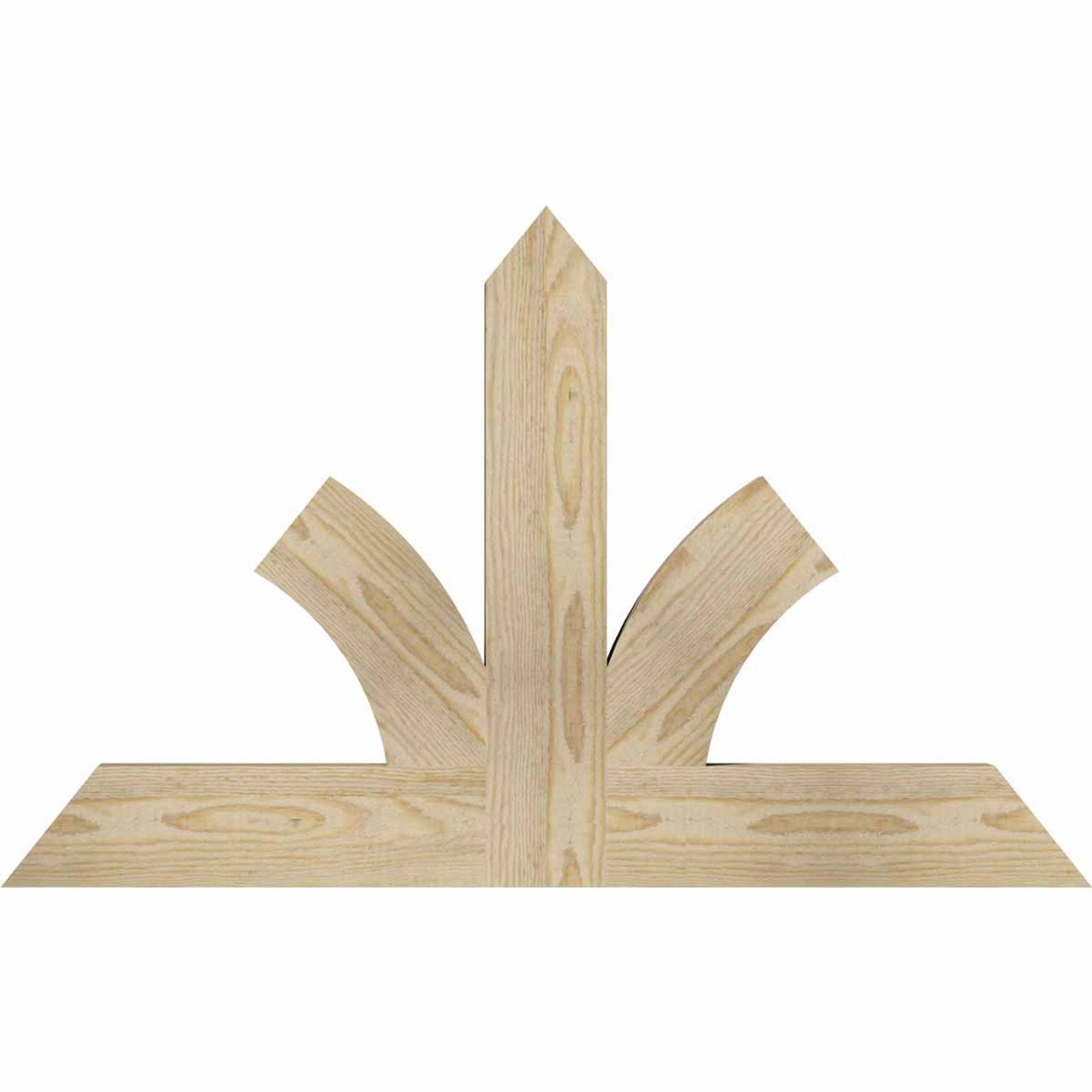 15/12 Pitch Richland Rough Sawn Timber Gable Bracket GBW036X23X0204RIC00RDF