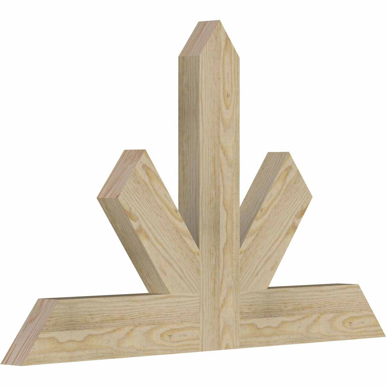 15/12 Pitch Saratoga Rough Sawn Timber Gable Bracket GBW036X23X0204SAR00RDF