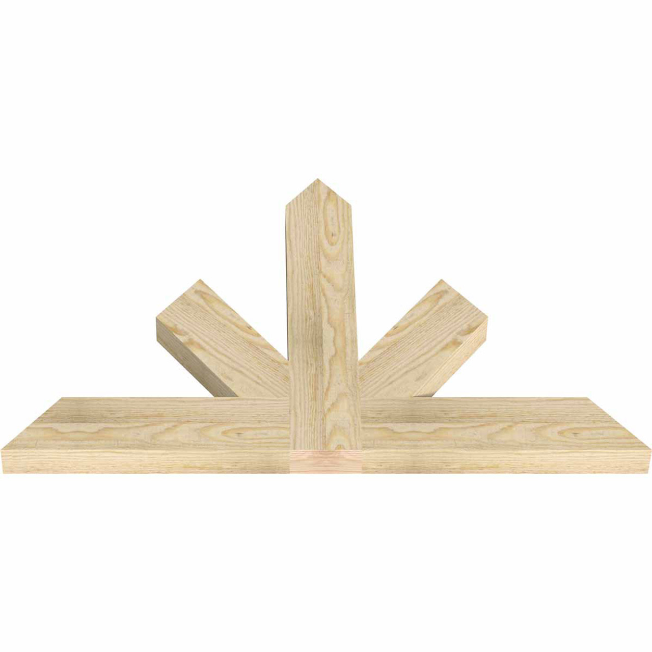 15/12 Pitch Saratoga Rough Sawn Timber Gable Bracket GBW036X23X0204SAR00RDF