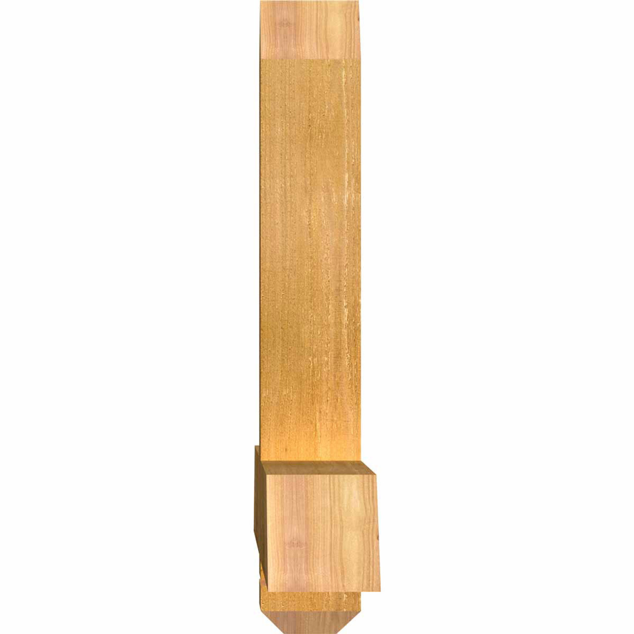 15/12 Pitch Eugene Rough Sawn Timber Gable Bracket GBW036X23X0404EUG00RWR