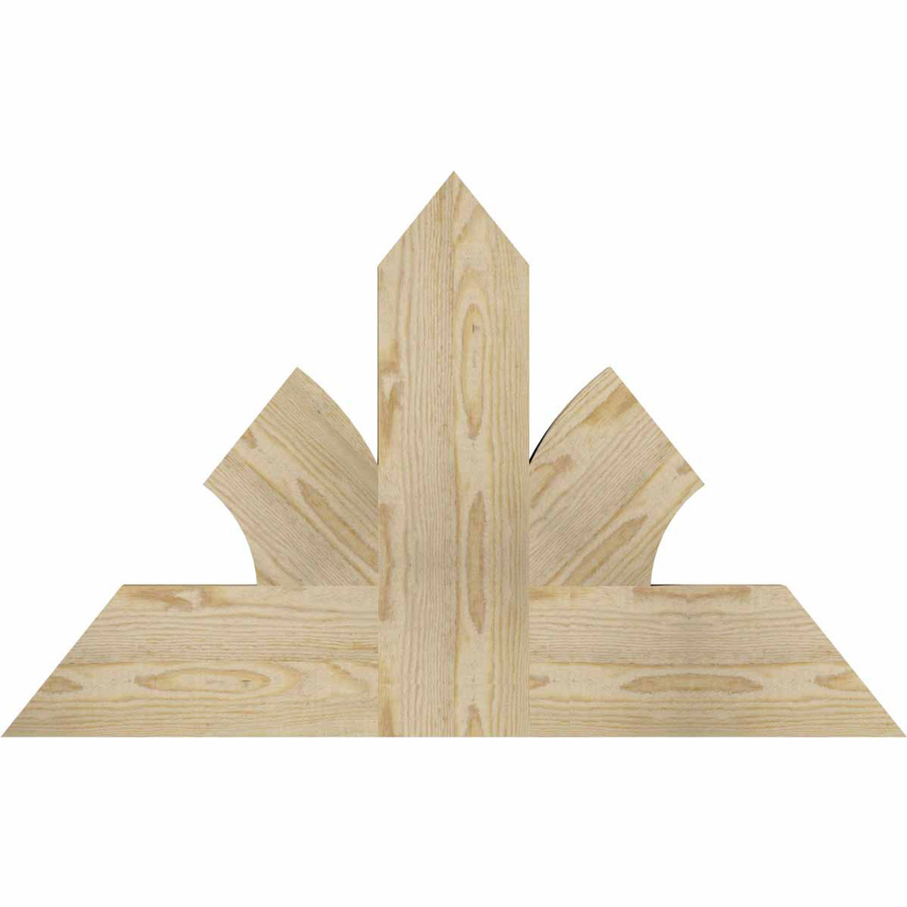 15/12 Pitch Richland Rough Sawn Timber Gable Bracket GBW036X23X0206RIC00RDF