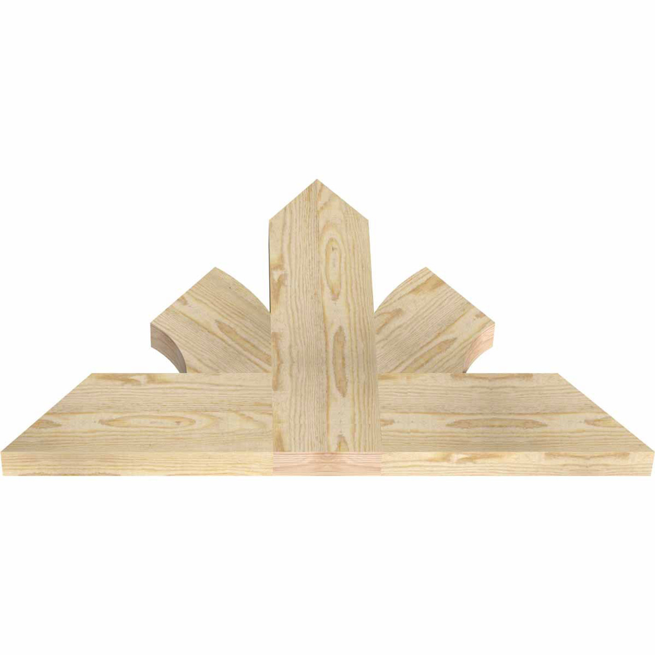 15/12 Pitch Richland Rough Sawn Timber Gable Bracket GBW036X23X0206RIC00RDF