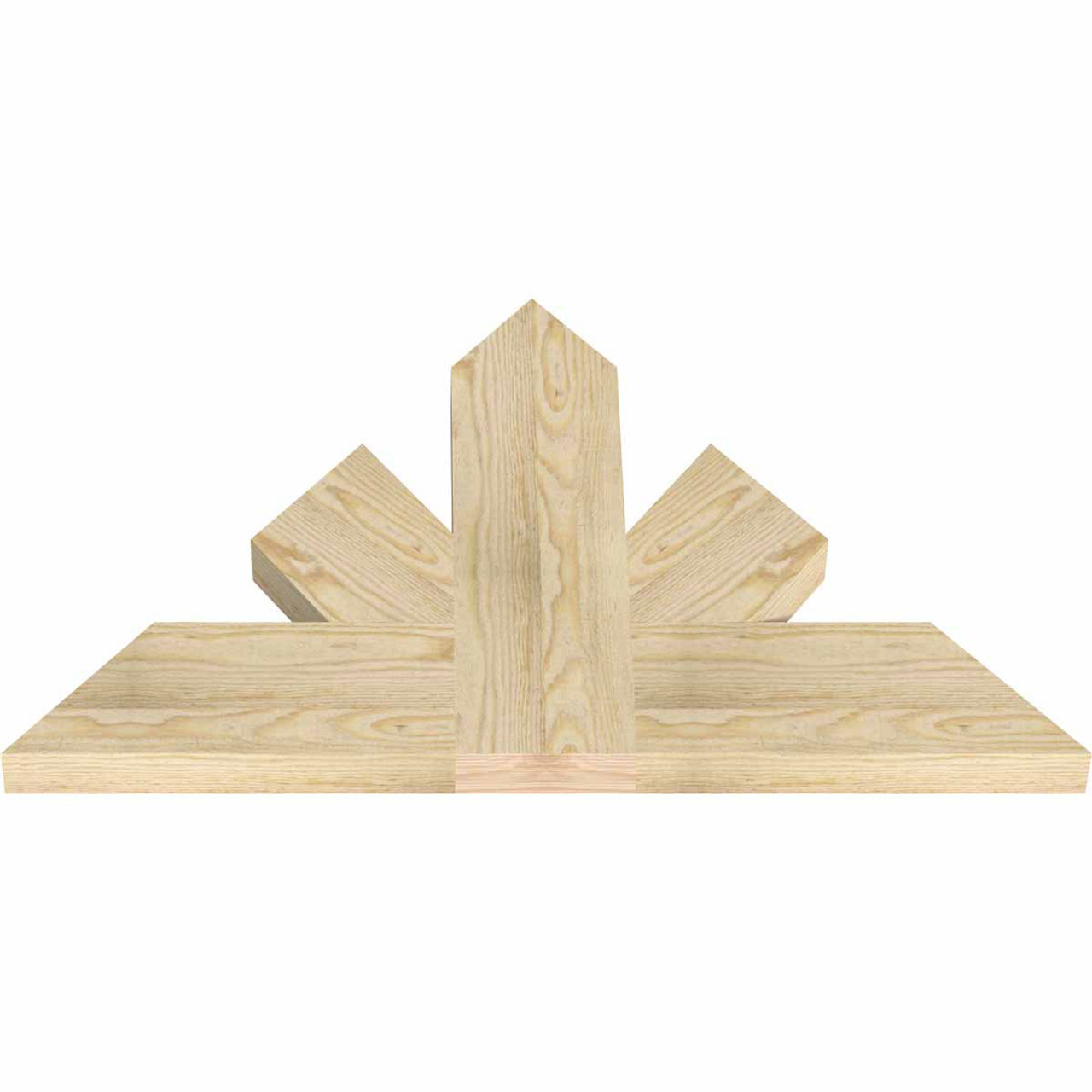 15/12 Pitch Saratoga Rough Sawn Timber Gable Bracket GBW036X23X0206SAR00RDF