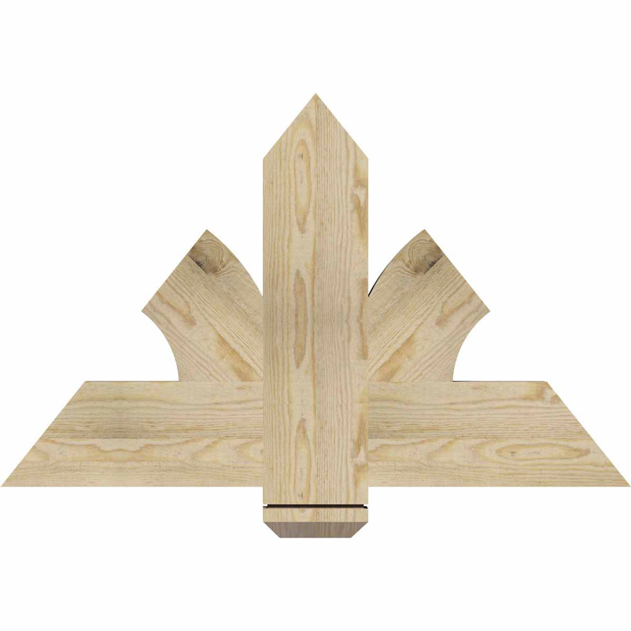 15/12 Pitch Redmond Rough Sawn Timber Gable Bracket GBW036X23X0206RED00RDF