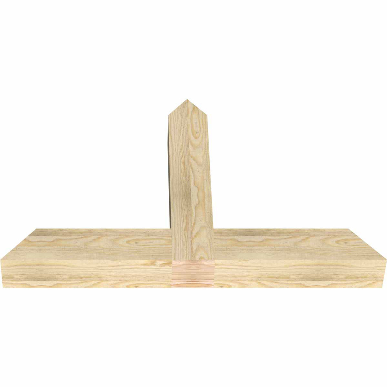 15/12 Pitch Portland Rough Sawn Timber Gable Bracket GBW036X23X0404POR00RDF