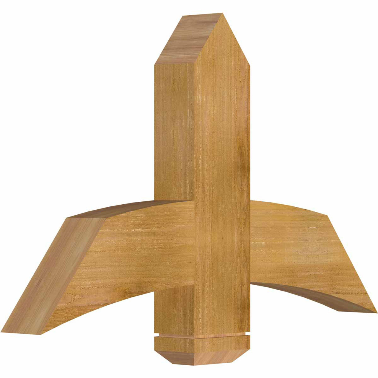 15/12 Pitch Bellingham Rough Sawn Timber Gable Bracket GBW036X23X0406BEL00RWR