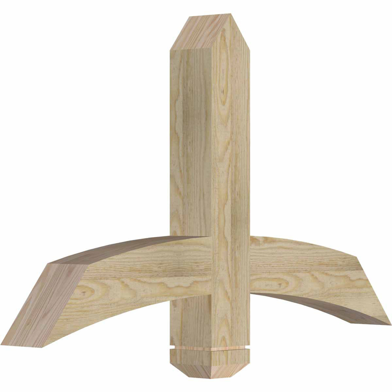 15/12 Pitch Bellingham Rough Sawn Timber Gable Bracket GBW036X23X0404BEL00RDF