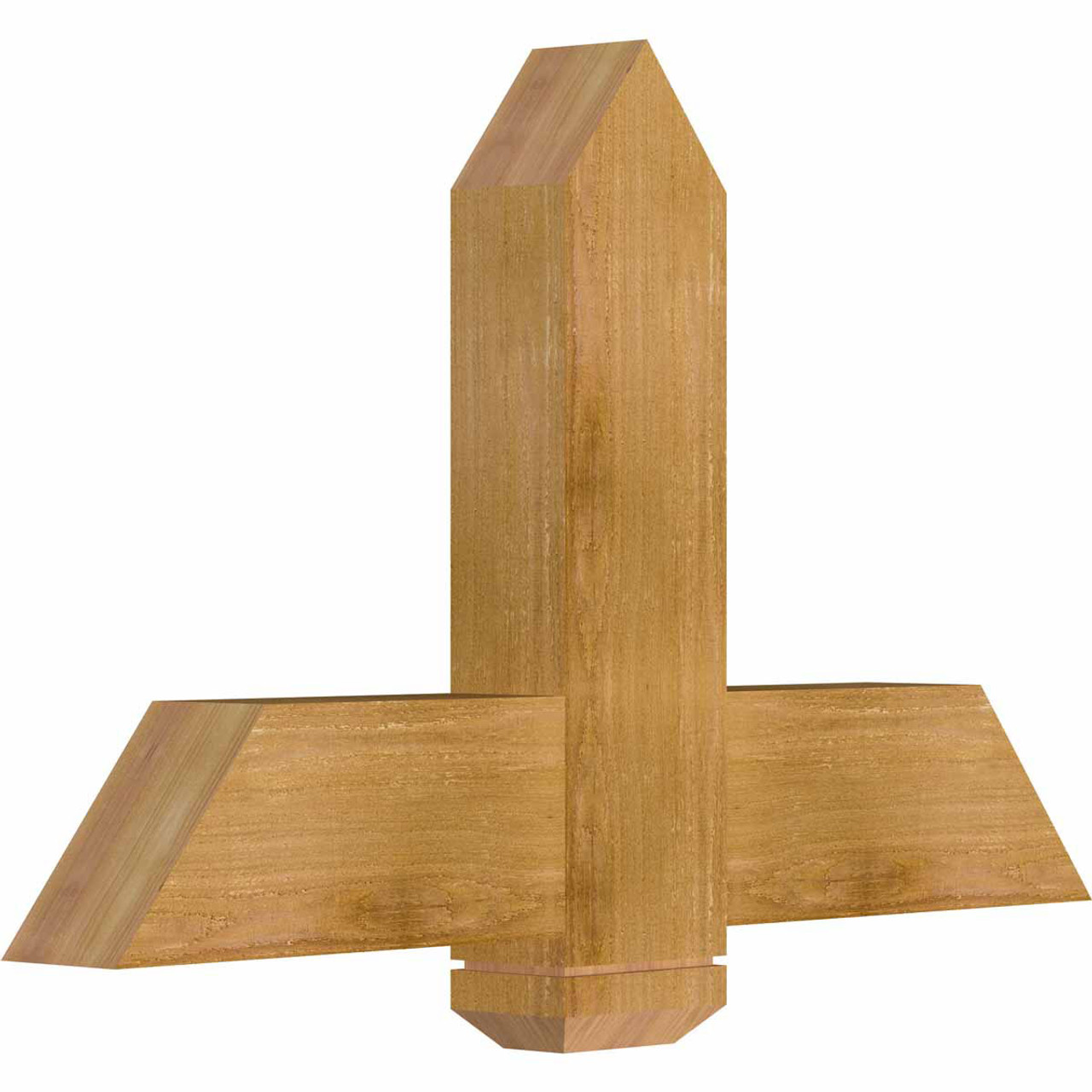 15/12 Pitch Eugene Rough Sawn Timber Gable Bracket GBW036X23X0406EUG00RWR