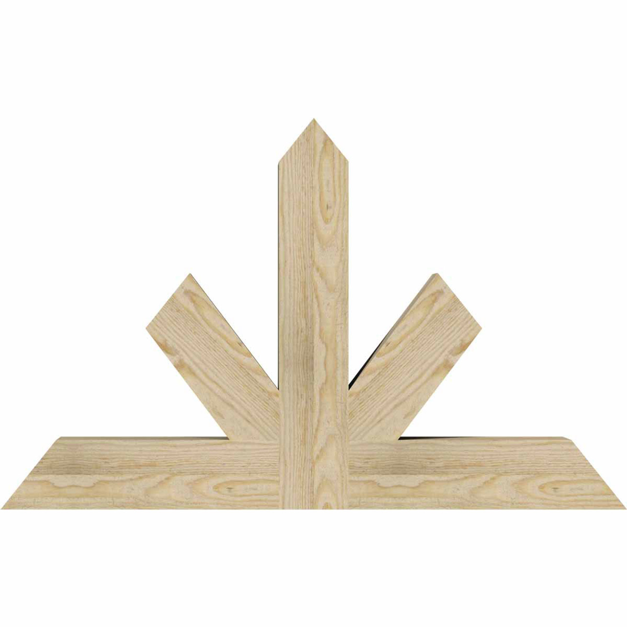 15/12 Pitch Saratoga Rough Sawn Timber Gable Bracket GBW036X23X0404SAR00RDF