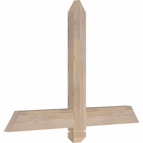 16/12 Pitch Eugene Smooth Timber Gable Bracket GBW036X24X0204EUG00SDF