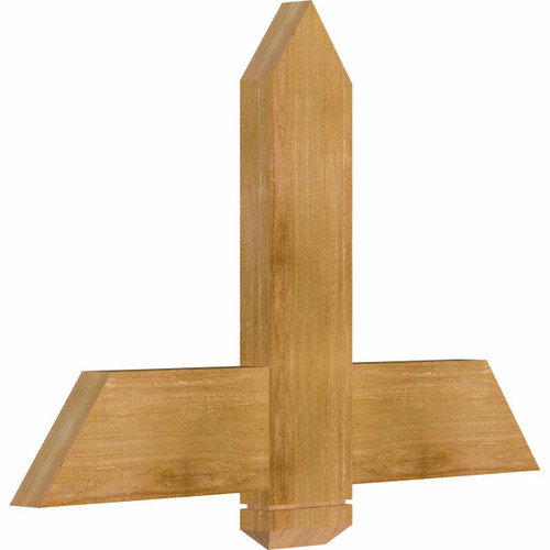 16/12 Pitch Eugene Rough Sawn Timber Gable Bracket GBW036X24X0206EUG00RWR