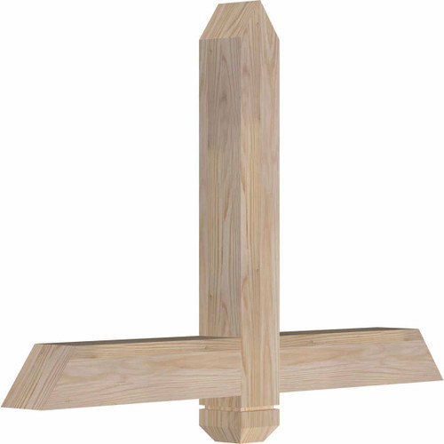 16/12 Pitch Eugene Smooth Timber Gable Bracket GBW036X24X0404EUG00SDF
